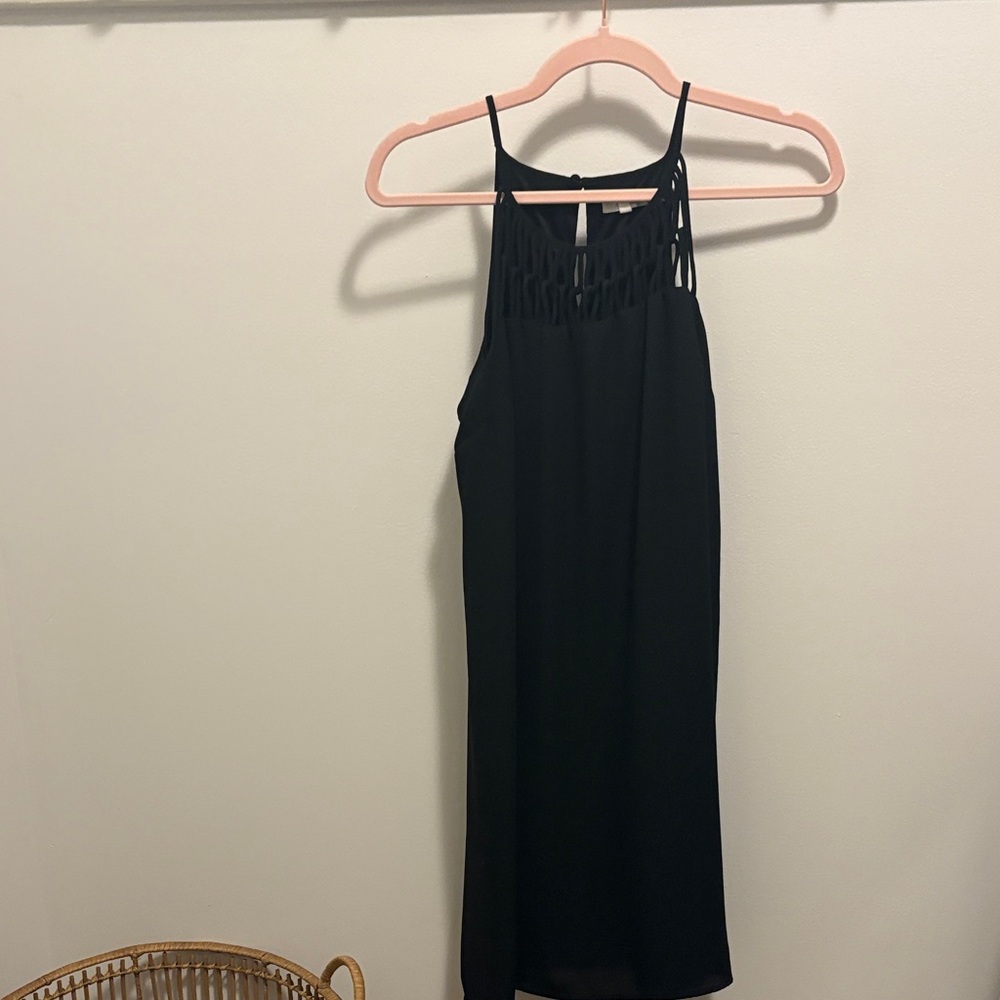 Maurices Black Strappy Mini Dress